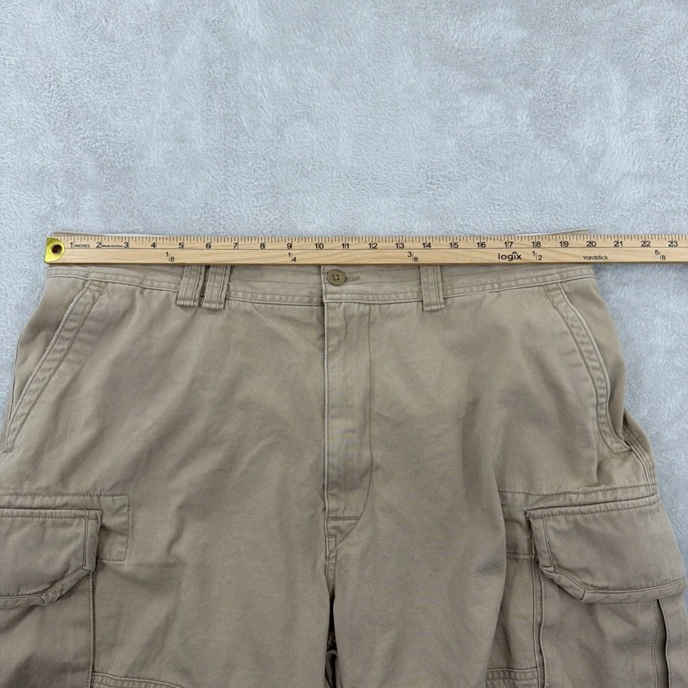 Polo Ralph Lauren Shorts Mens 40 TL Baggy Cotton Cargo Military Paratrooper Y2K